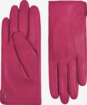 KESSLER Full Finger Gloves in Pink