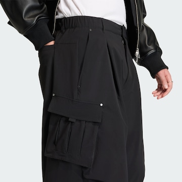 ADIDAS ORIGINALS Loose fit Cargo trousers 'Premium Essentials' in Black