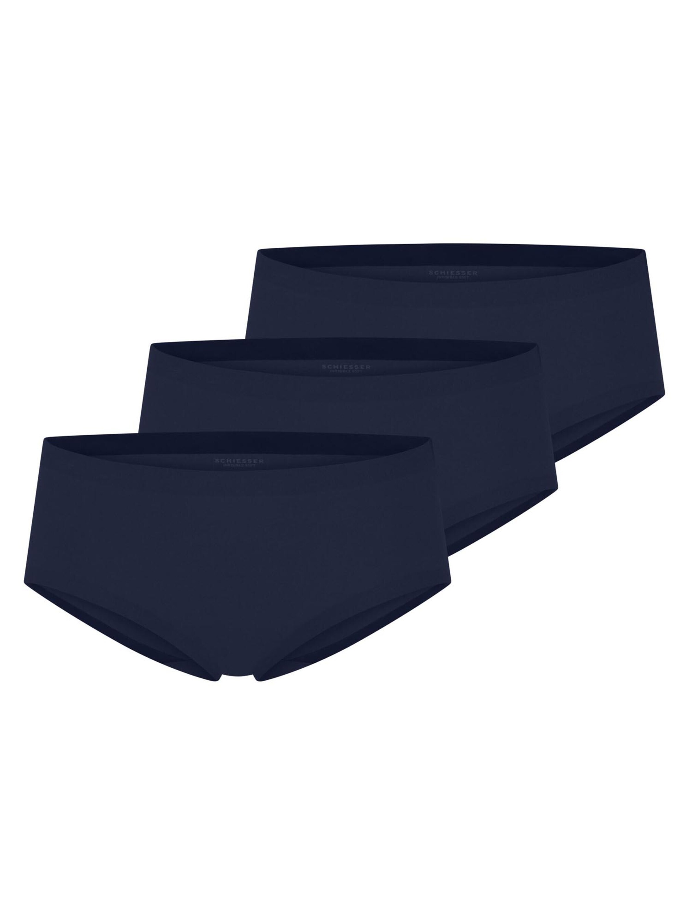 SCHIESSER Boyshorts 'Invisible Cotton' in Blue: front