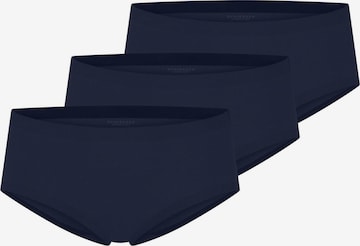 SCHIESSER Boyshorts 'Invisible Cotton' in Blue: front