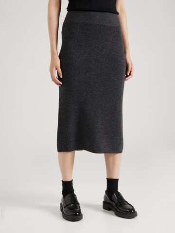 Pure Cashmere NYC - Falda en gris: frente