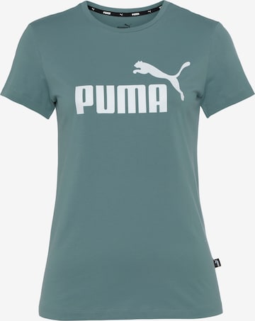 PUMA Performance Shirt 'Essential' in Green: front
