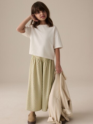 Wide Leg Pantalon Next en beige
