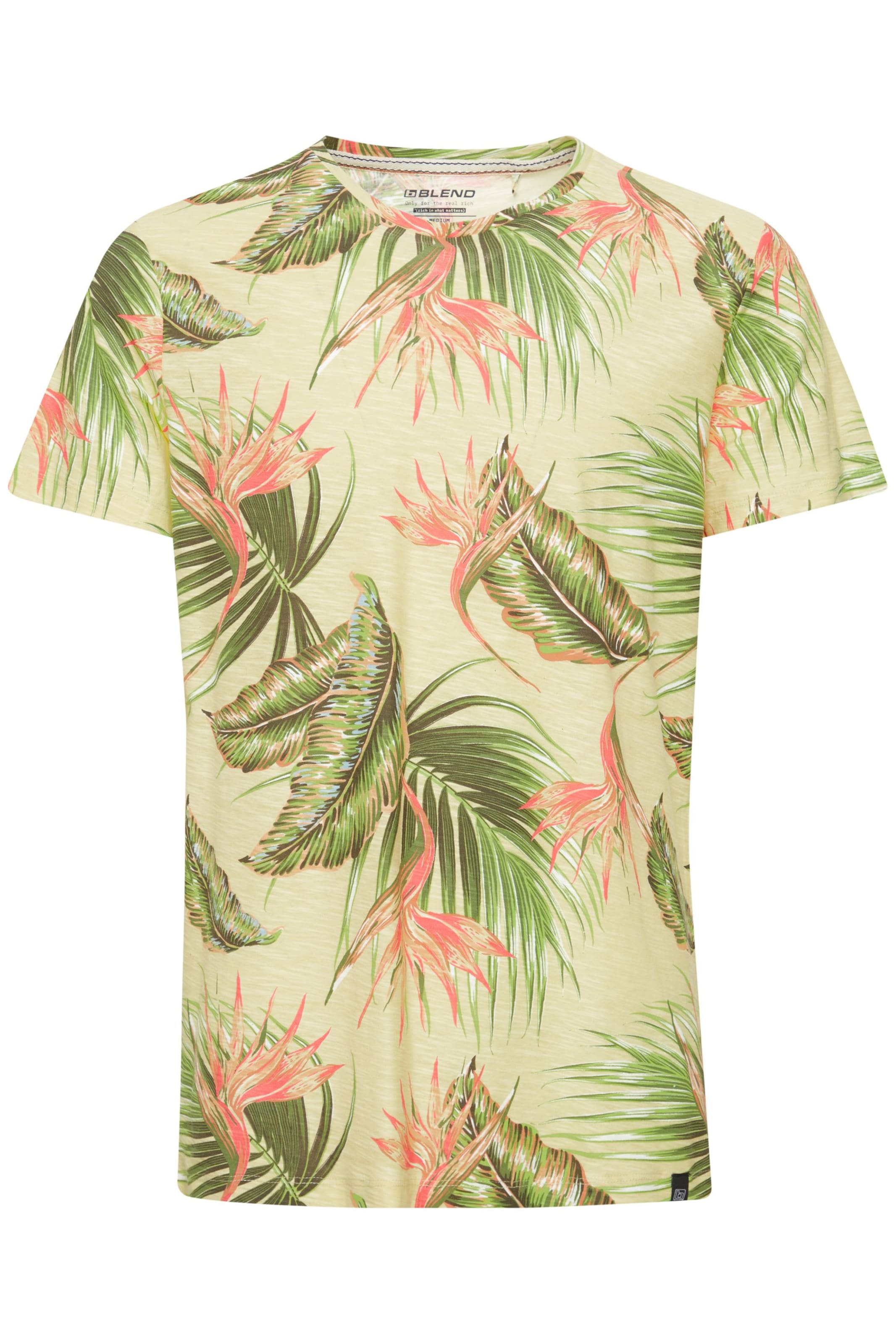 BLEND Shirt 'Tromas' in Yellow: front