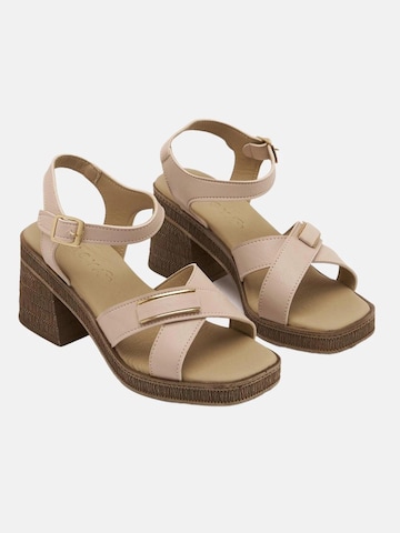 Limoya Sandals in Beige