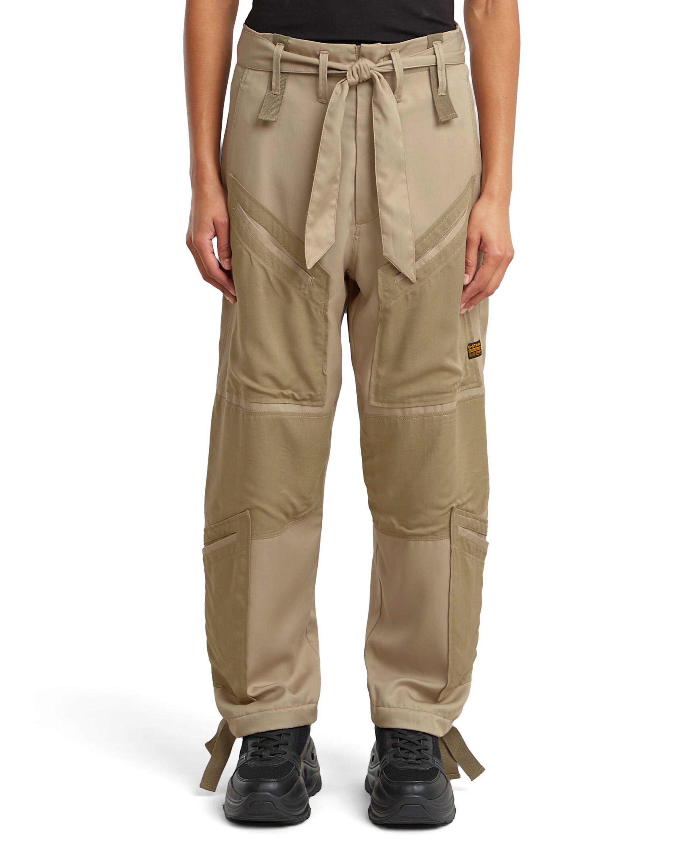 G-STAR Regular Cargobroek in Beige: voorkant