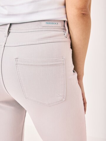 PADDOCKS Slimfit Hose in Grau