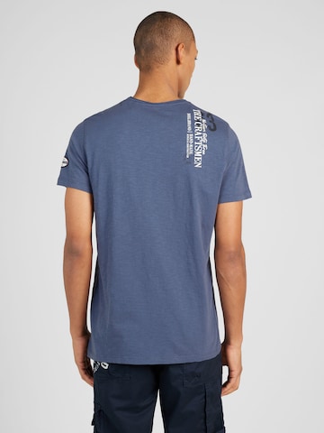 CAMP DAVID - Camiseta 'The Craftsmen' en azul