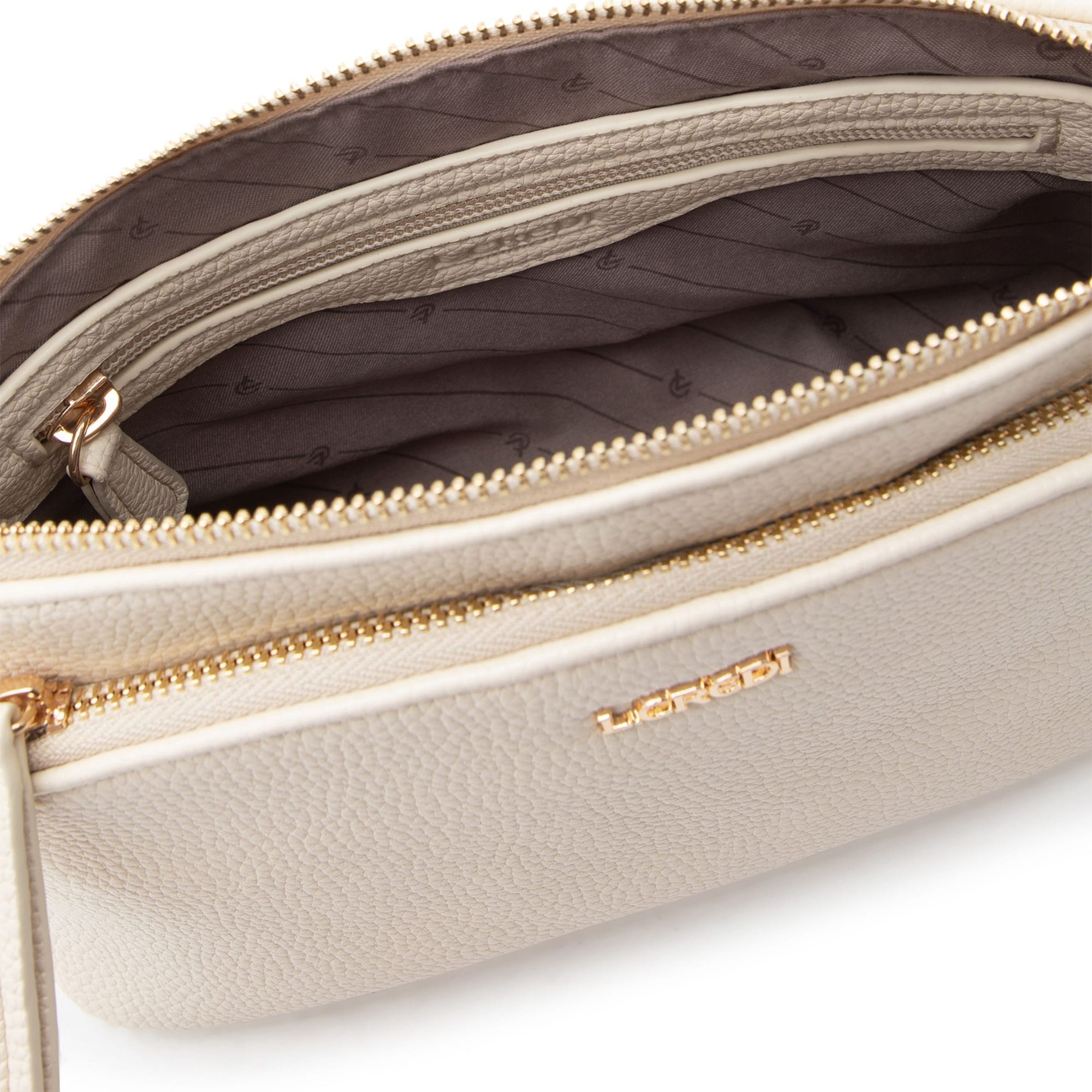 Sac bandoulière 'Sibona' L.CREDI en beige