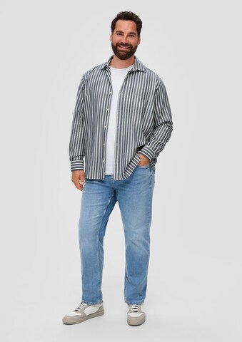 Coupe regular Chemise s.Oliver Red Label Big & Tall en bleu