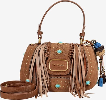 Sacs à main La Carrie en marron : devant