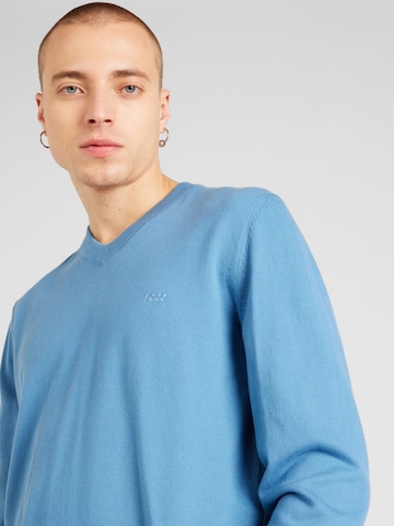 BOSS Sweater 'Pacello' in Blue