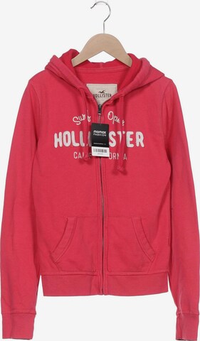 HOLLISTER Sweatshirt & Zip-Up Hoodie in L in Pink: front