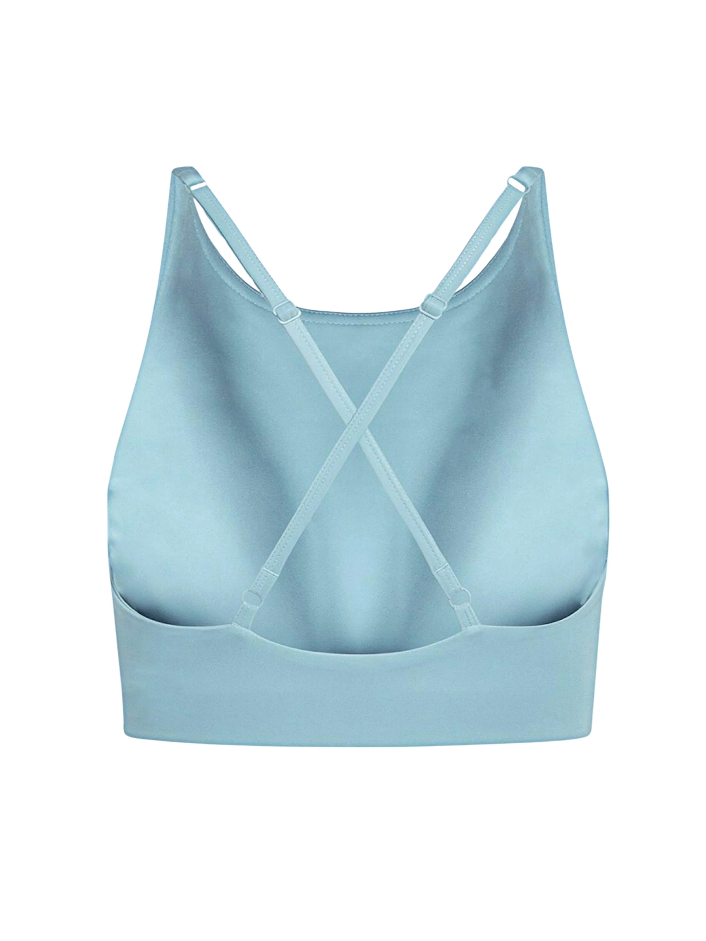 Girlfriend Collective Bustier Sports-BH ' Topanga ' i blå