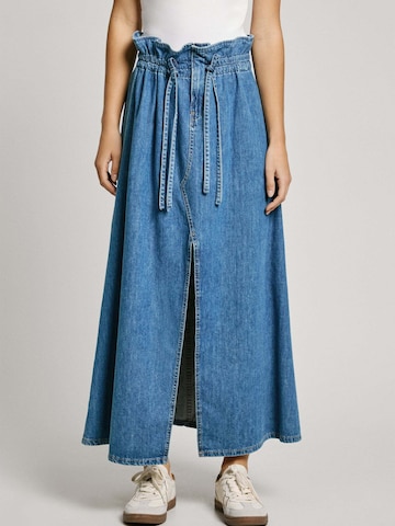 Pepe Jeans Rock in Blau: Vorderseite