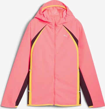 PUMASportska jakna 'ULTRAWEAVE' - roza boja: prednji dio