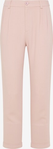 Pantalon à pince faina en rose : devant