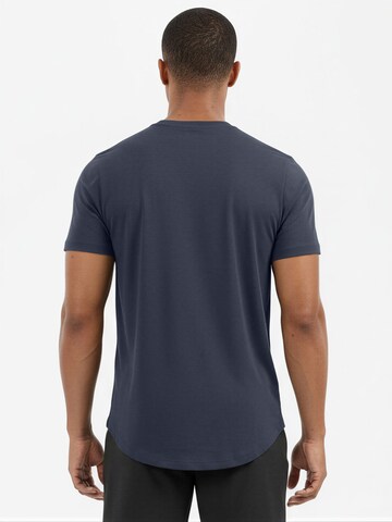 SIXLAB Shirt 'Round T-Shirt' in Blue