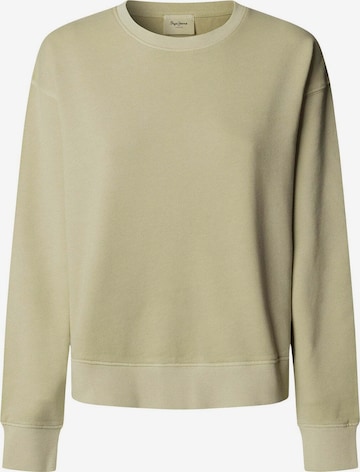 Sweat-shirt 'MALU' Pepe Jeans en vert : devant