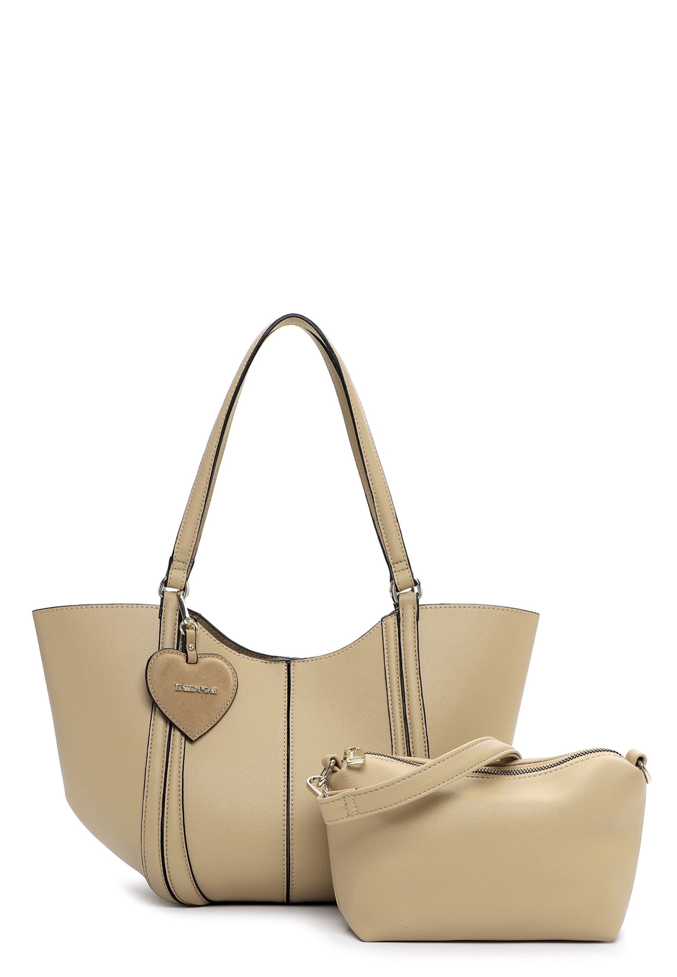Emily & Noah Shopper 'E&N Levke' in Beige: Vorderseite