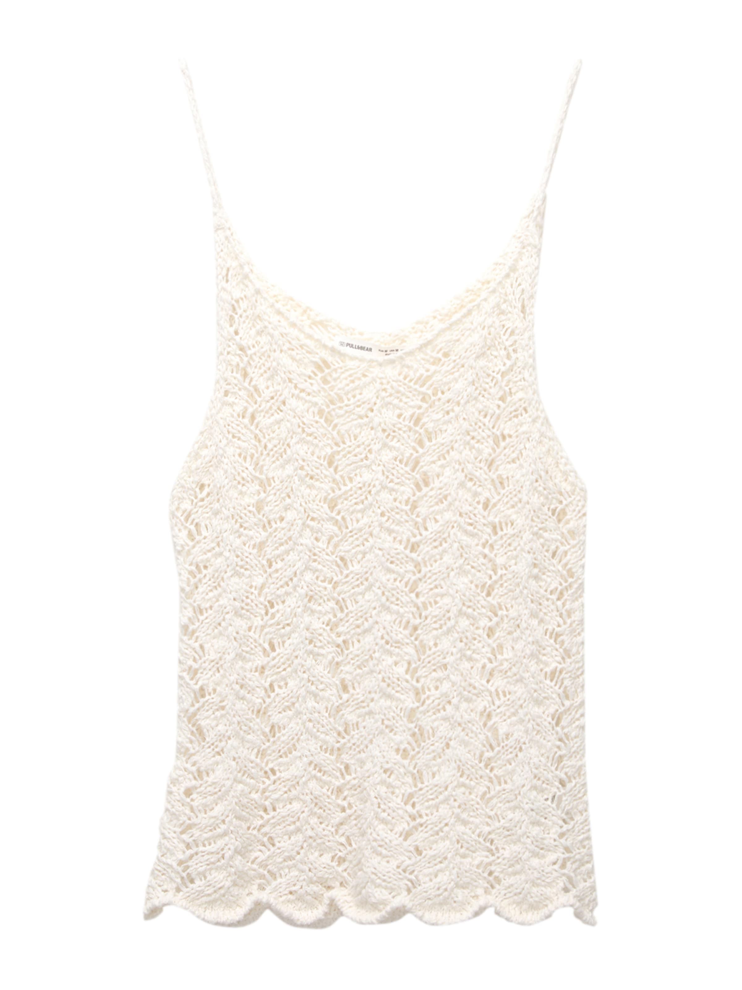Top di Pull&Bear in beige: frontale