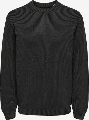 Pullover 'ONSRosu' di Only & Sons in nero: frontale