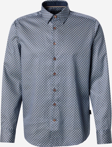 bugatti Regular Fit Paita värissä sininen: etupuoli