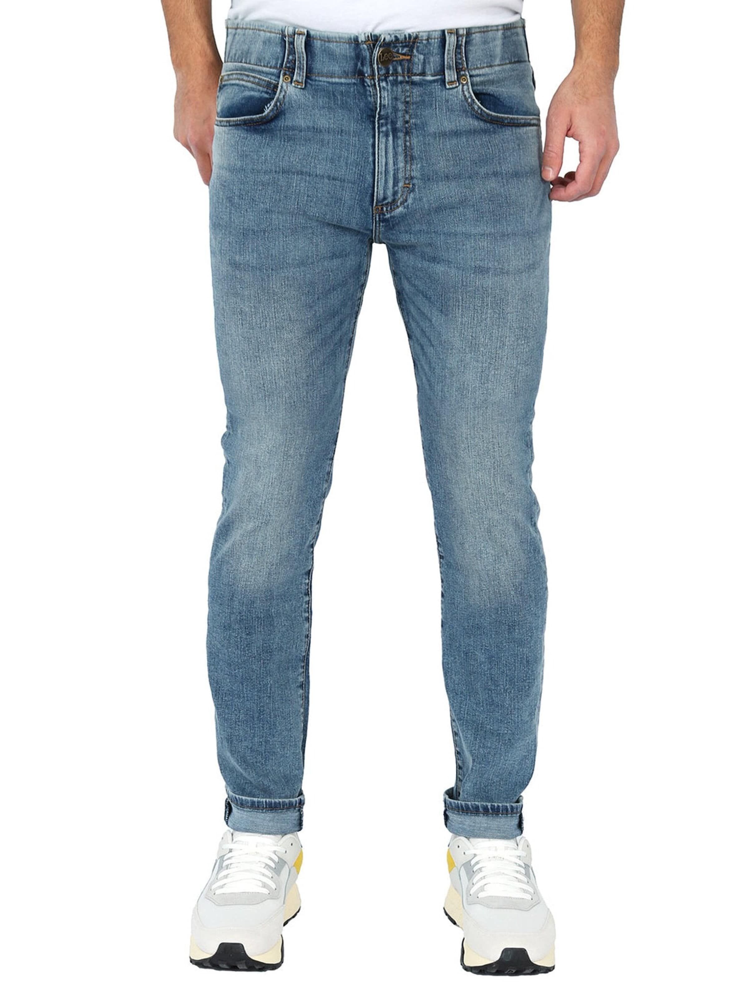 Lee Skinny Jeansy 'SUPERSTRETCH XM' w kolorze niebieski: przód