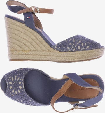 TOMMY HILFIGER Sandalen 40 in Blau: predná strana