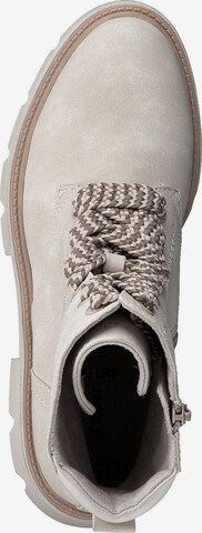 s.Oliver - Botines con cordones en beige