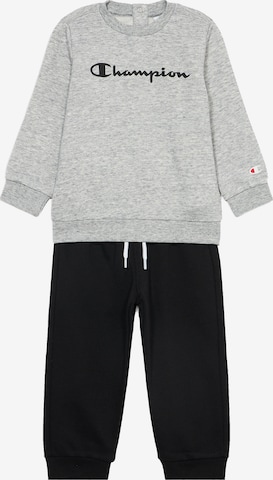 Tuta da jogging di Champion in grigio: frontale