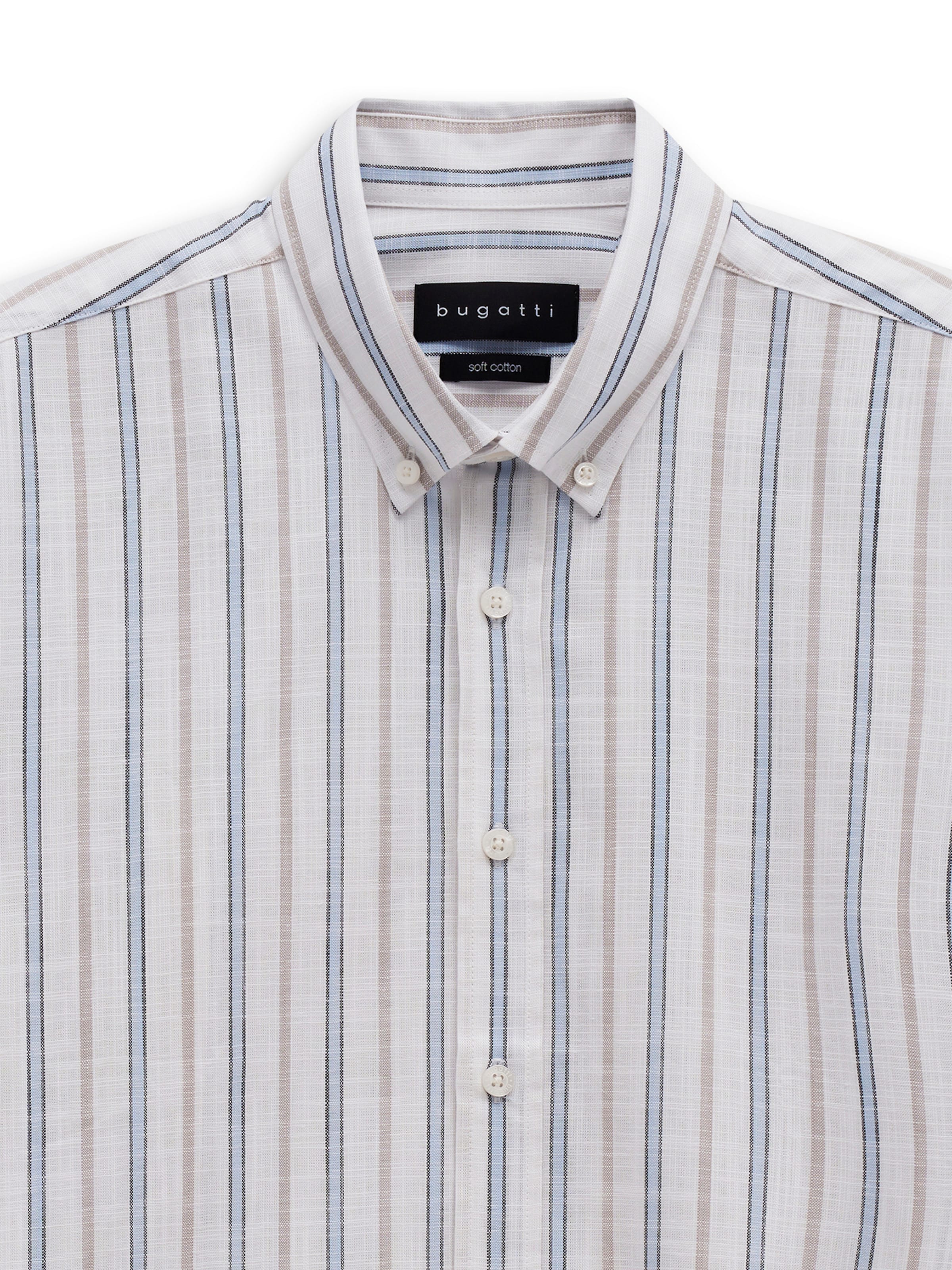 Coupe regular Chemise bugatti en blanc