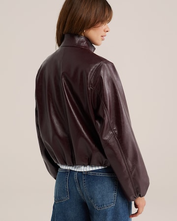 WE Fashion Between-season jacket in Purple