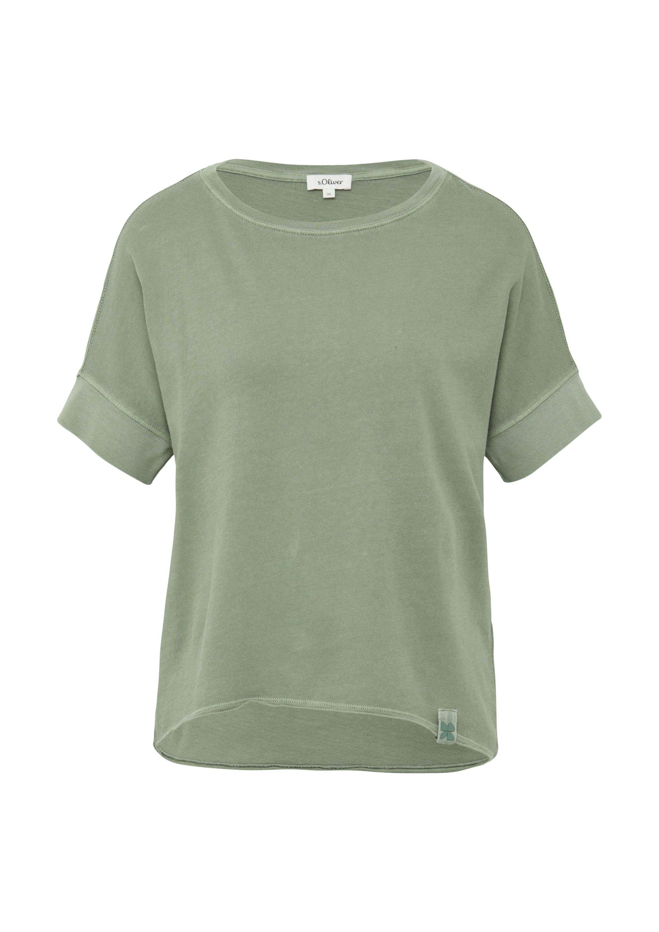T-shirt s.Oliver en vert : devant