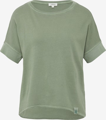 T-shirt s.Oliver en vert : devant