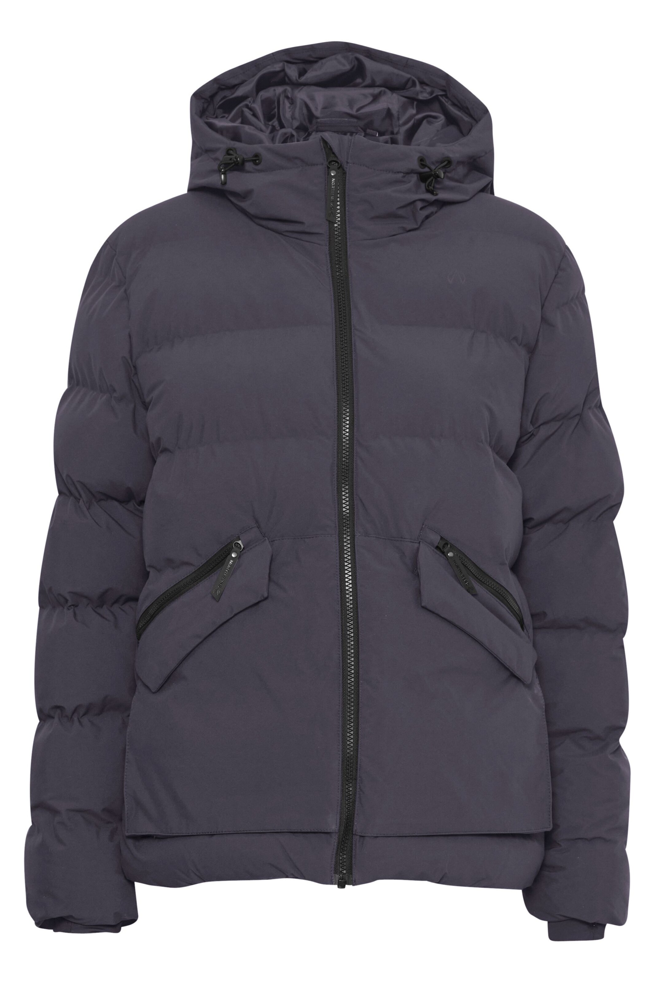 North Bend Winter jacket 'Petra' in Grey: front
