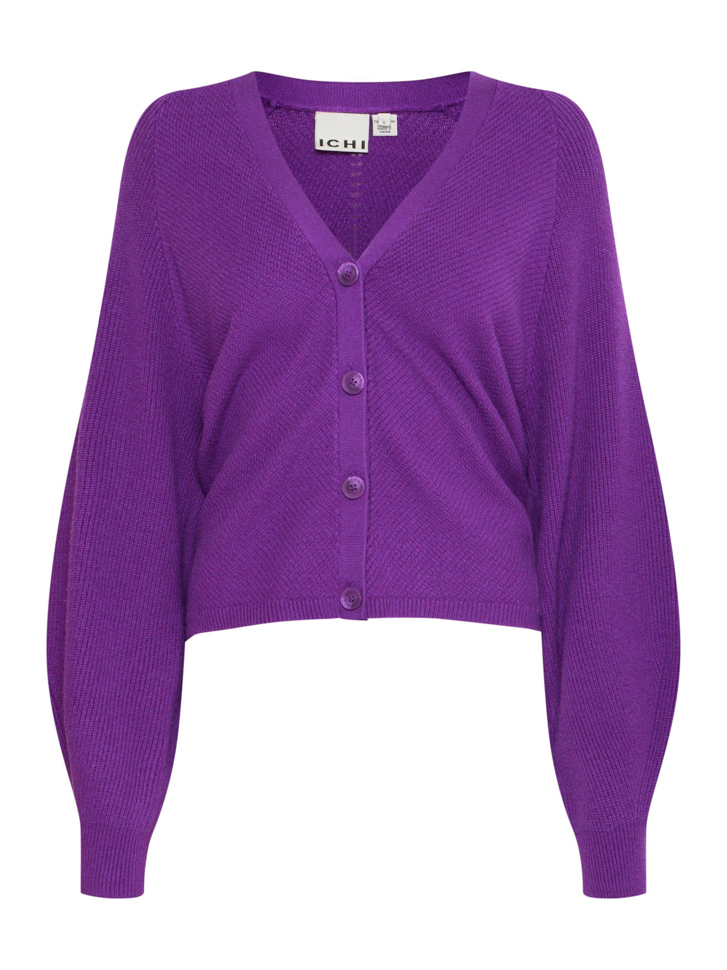 ICHI Cardigan 'IHBoston' i lilla: forside