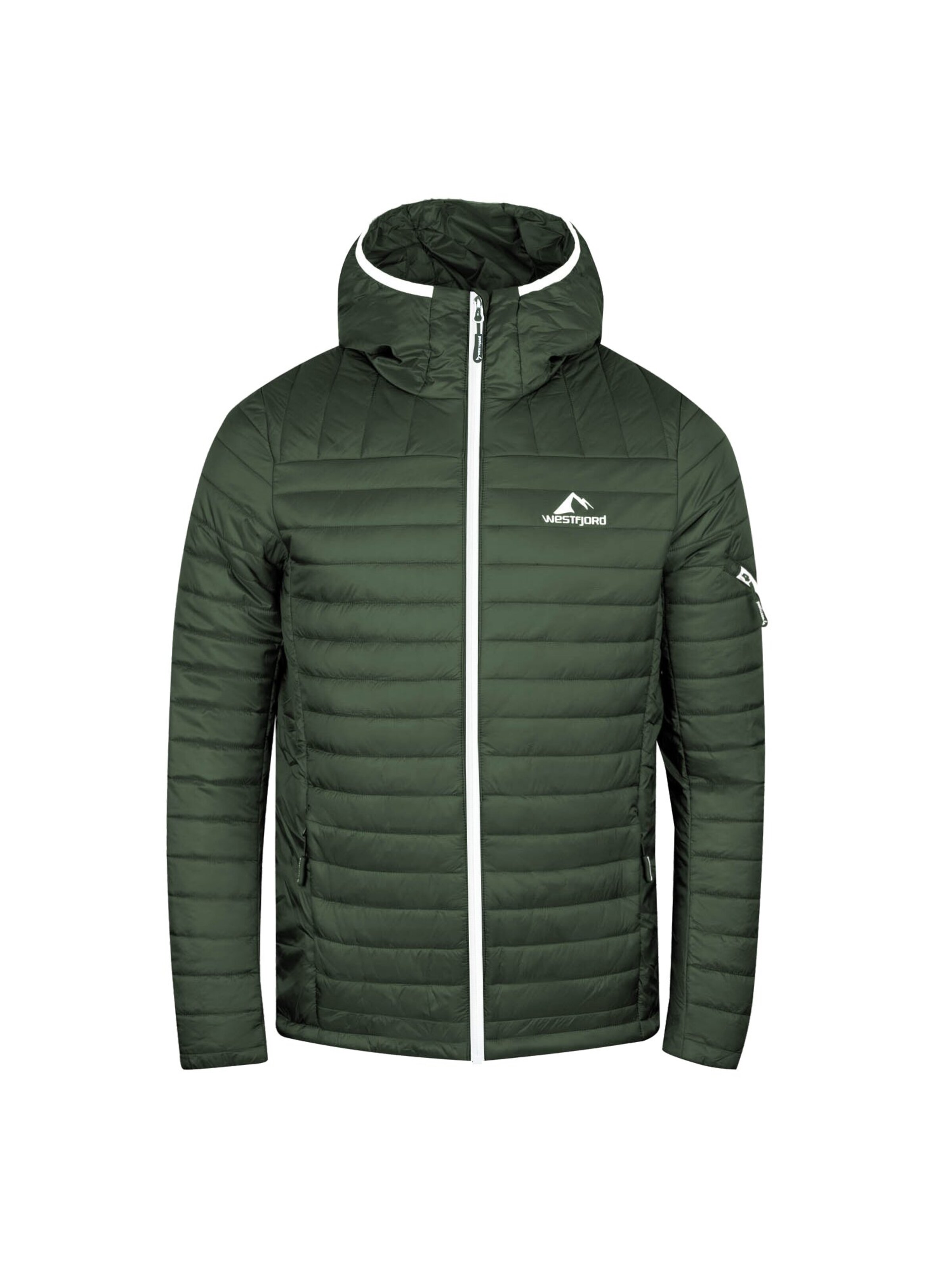 WESTFJORD Winter Jacket in Green: front