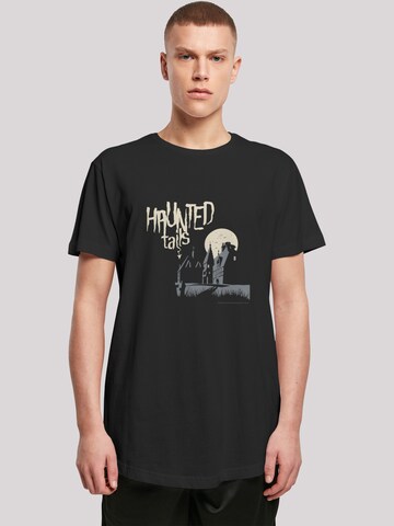 F4NT4STIC T-Shirt 'Haunted Tails' in Schwarz: predná strana