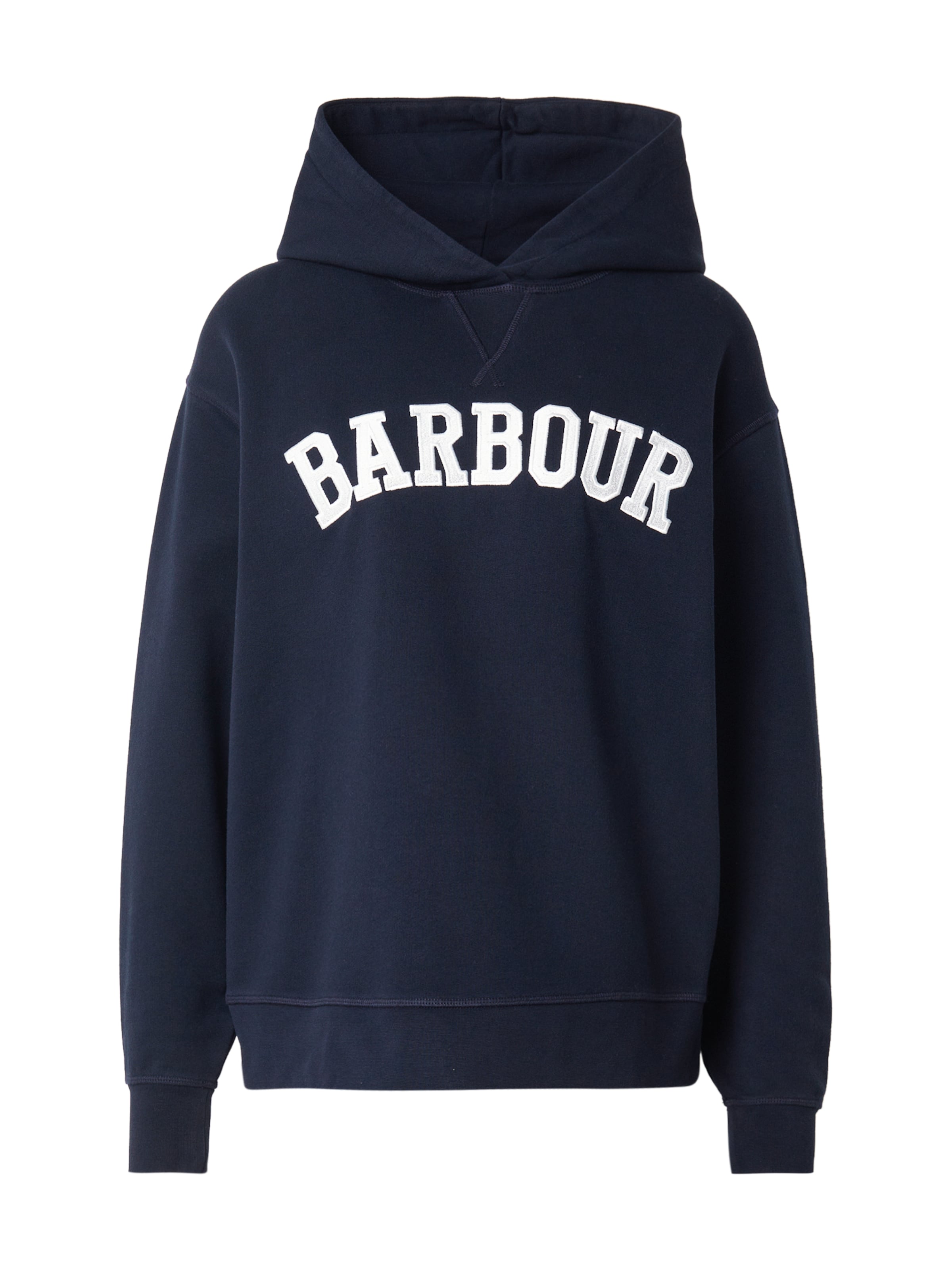 Sweat-shirt Barbour en bleu : devant