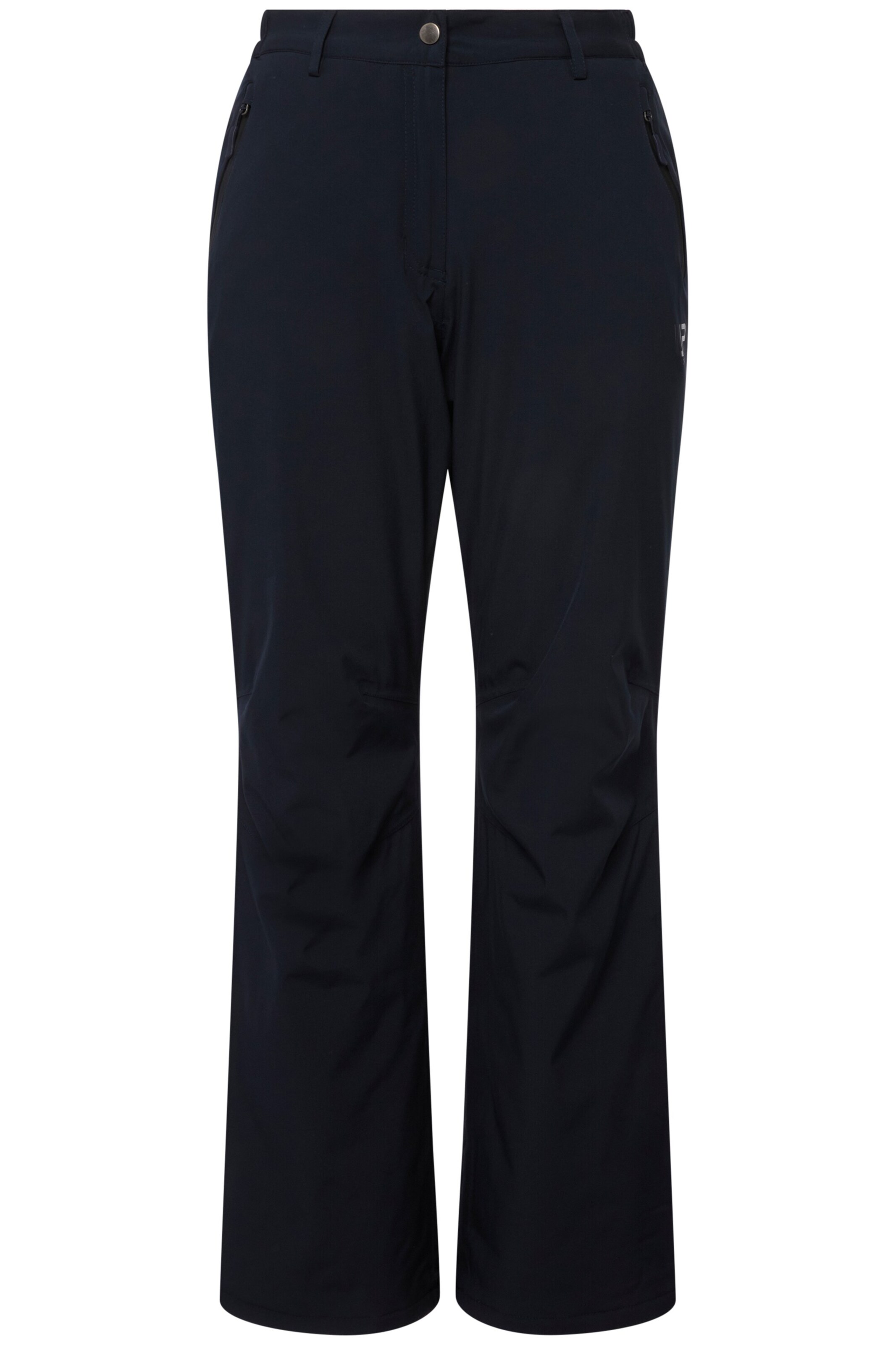 Ulla Popken Regular Funktionshose in Blau: Vorderseite