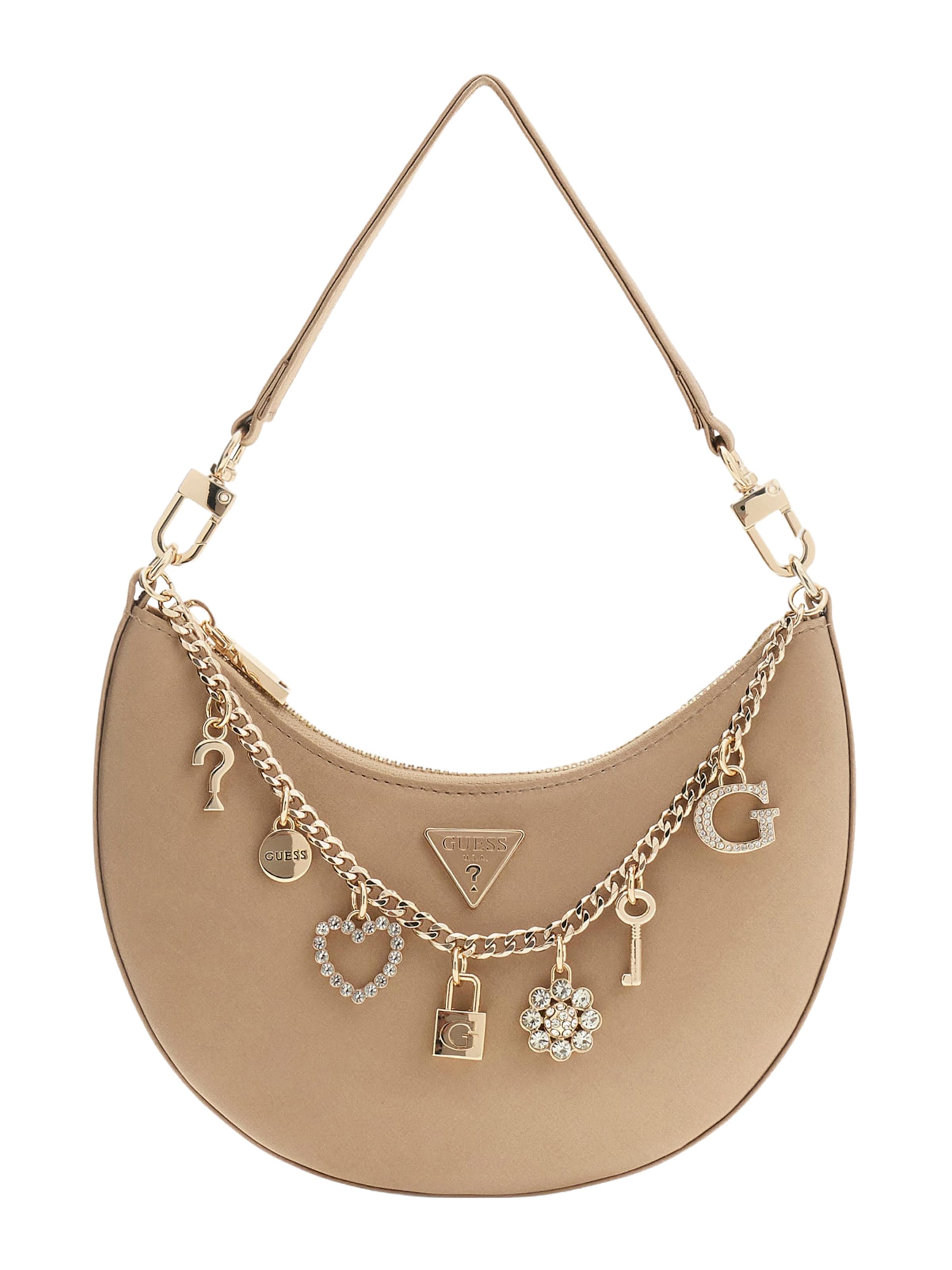 GUESS Válltáskák 'Tasmin' - bézs: elől