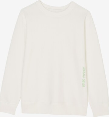 Marc O'Polo Sweatshirt in Wit: voorkant