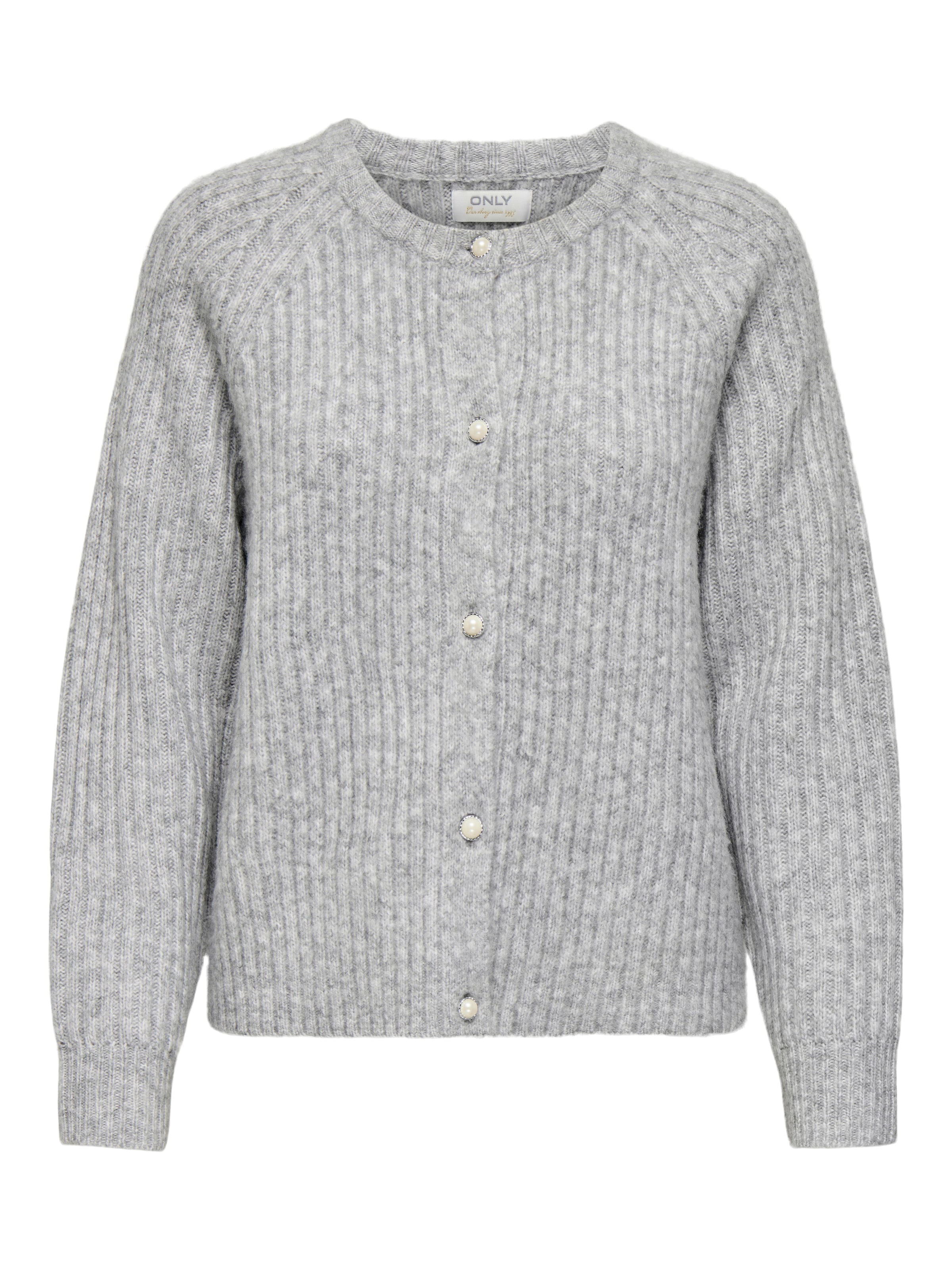 ONLY Knit Cardigan 'ONLKALIBU' in Grey: front