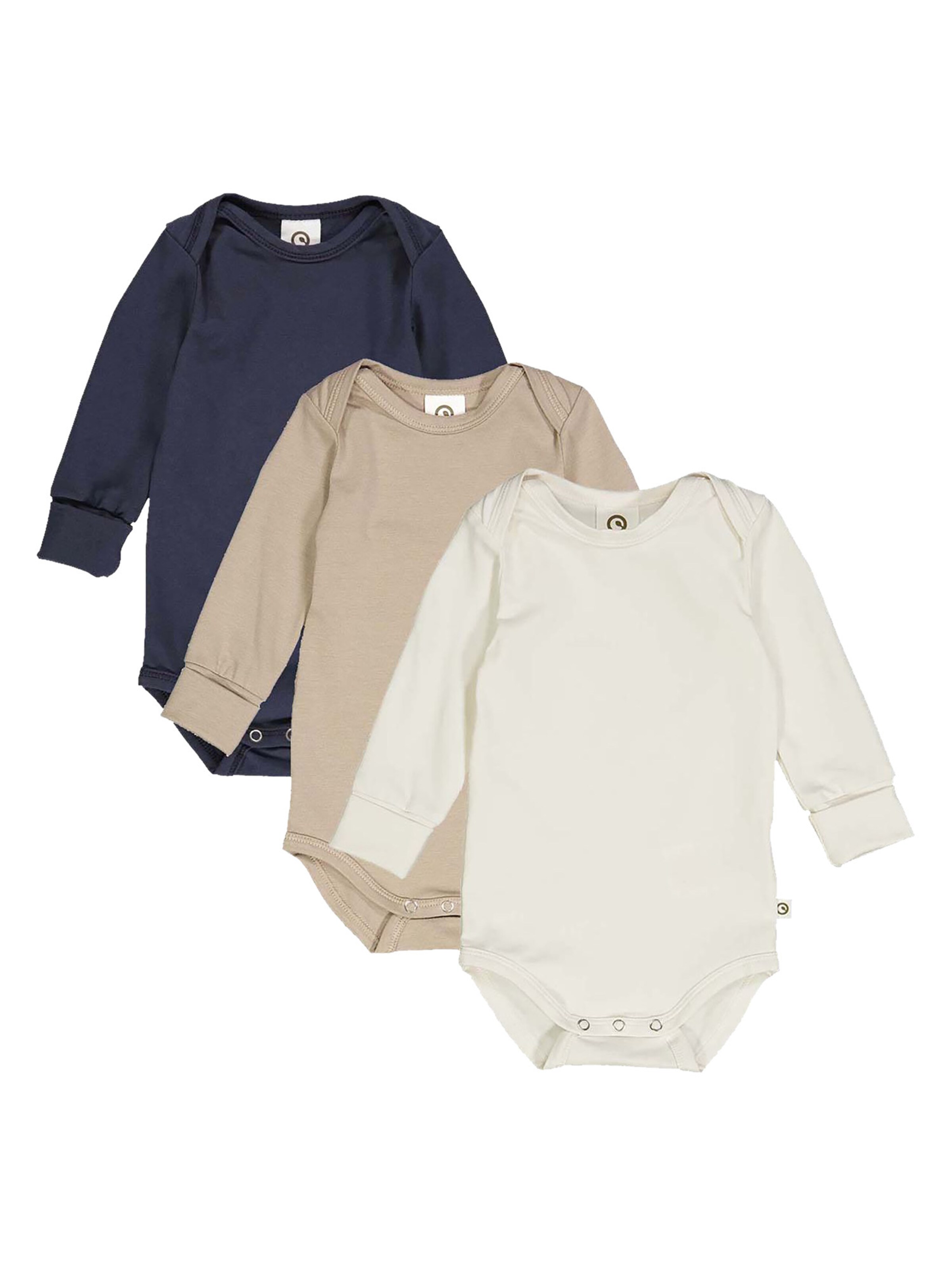 Barboteuse / body Müsli by GREEN COTTON en mélange de couleurs : devant