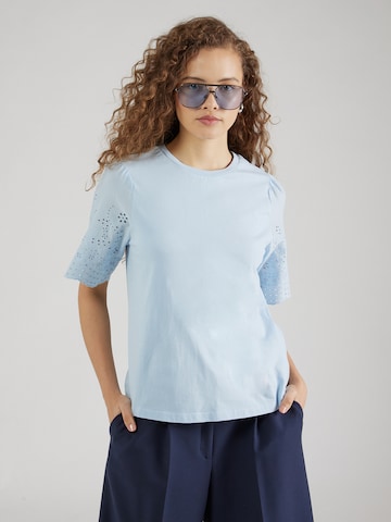 T-shirt 'LEX' Y.A.S en bleu : devant