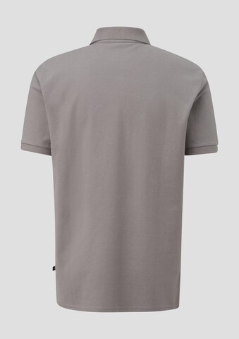 QS Poloshirt in Grau: zadná strana