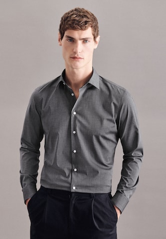 Coupe slim Chemise business ' X-Slim ' SEIDENSTICKER en gris : devant