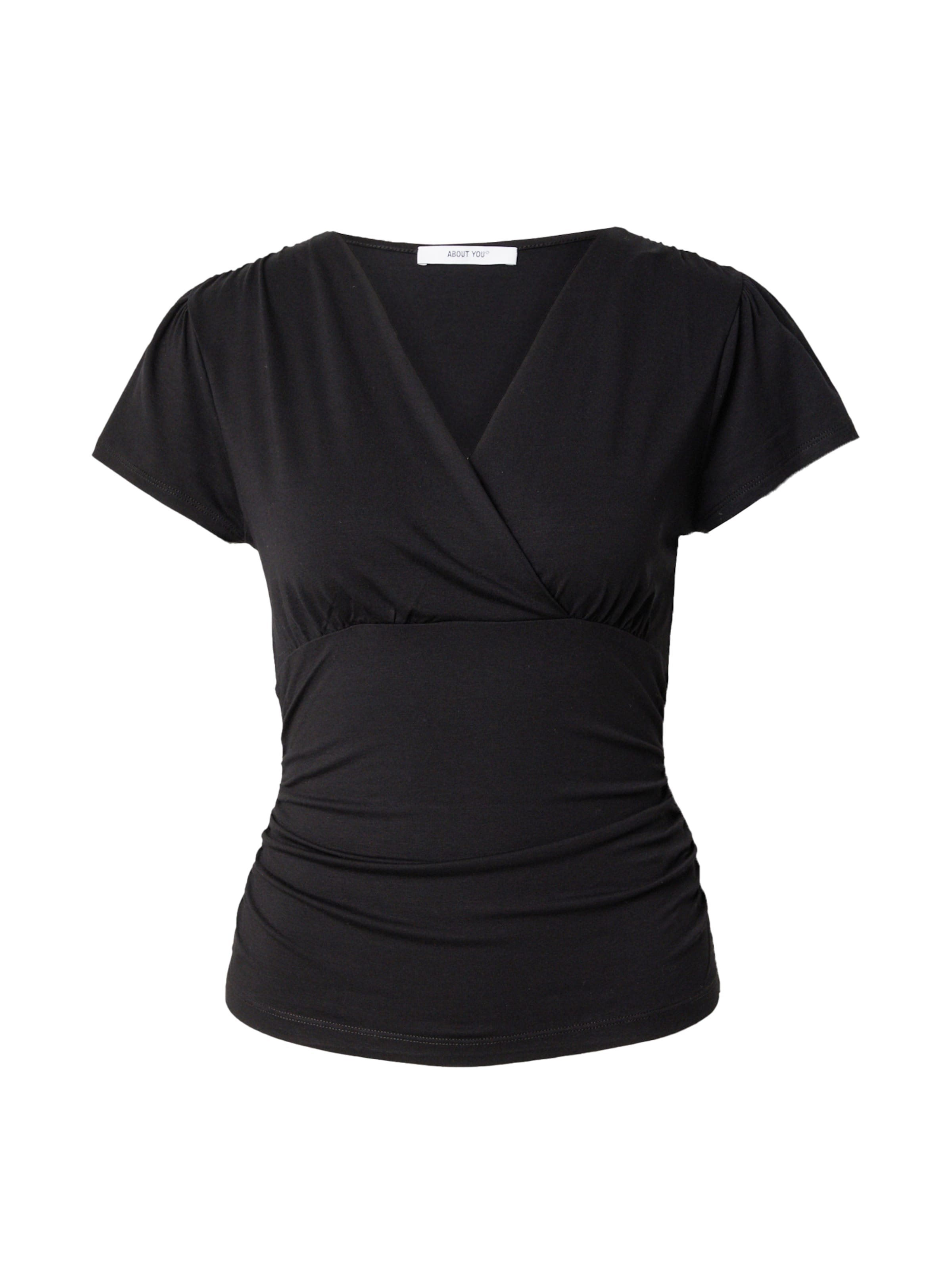 melns ABOUT YOU T-Krekls 'Lena': no priekšpuses