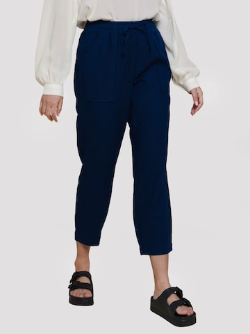 Threadbare Loose fit Pants 'Rosewood' in Blue: front